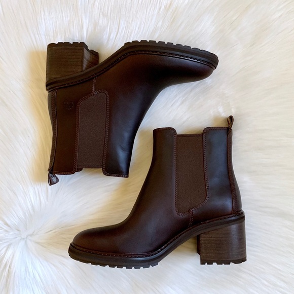 Timberland Dark Brown Sienna High Chelsea Boots - Picture 3 of 7
